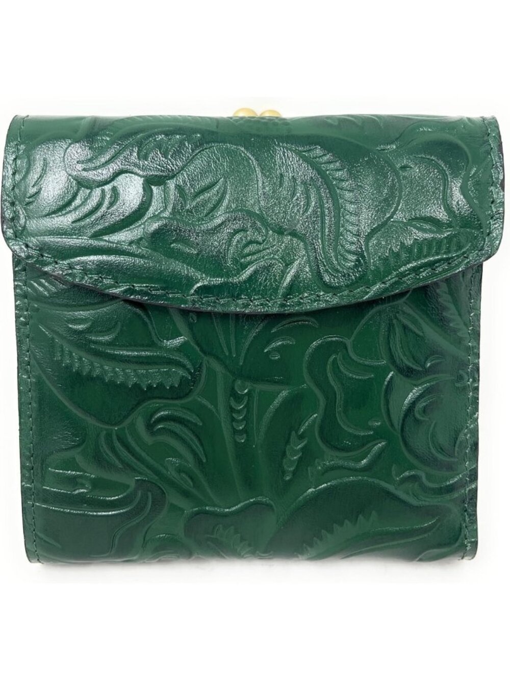 Stylish Women's Leather Bifold Wallet in Soft Green - Compact & Functional